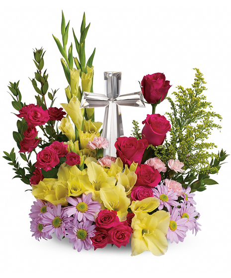 Crystal Cross Bouquet