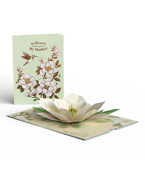 Mother’s Day Magnolia Pop-Up Card